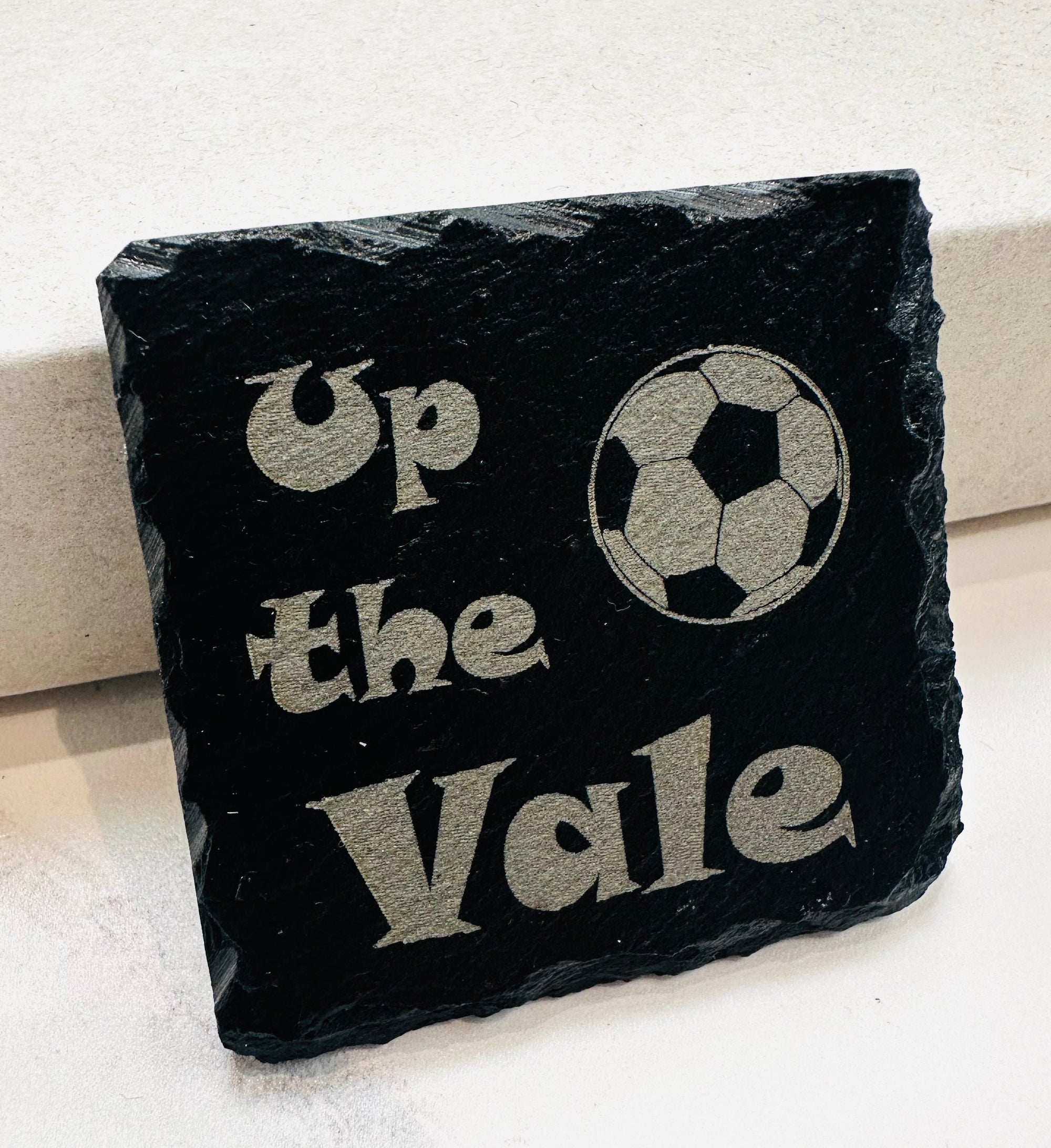 Up the Vale Football Slate Mini Magnet