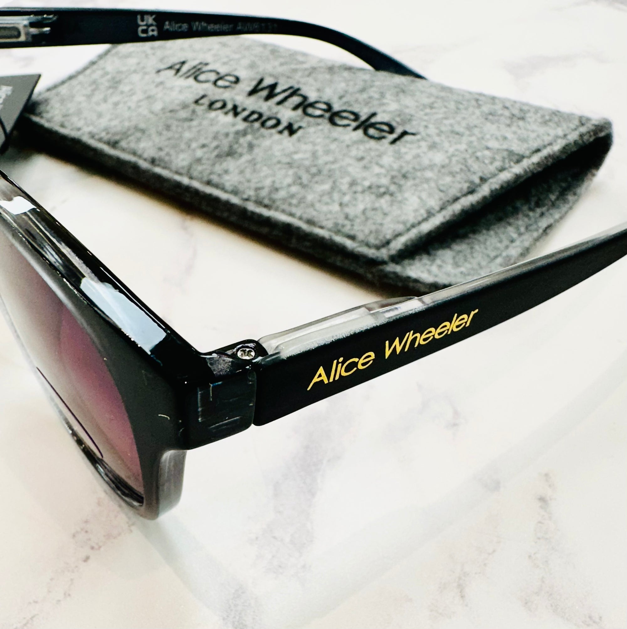 Alice Wheeler Belle Sunglasses - Black