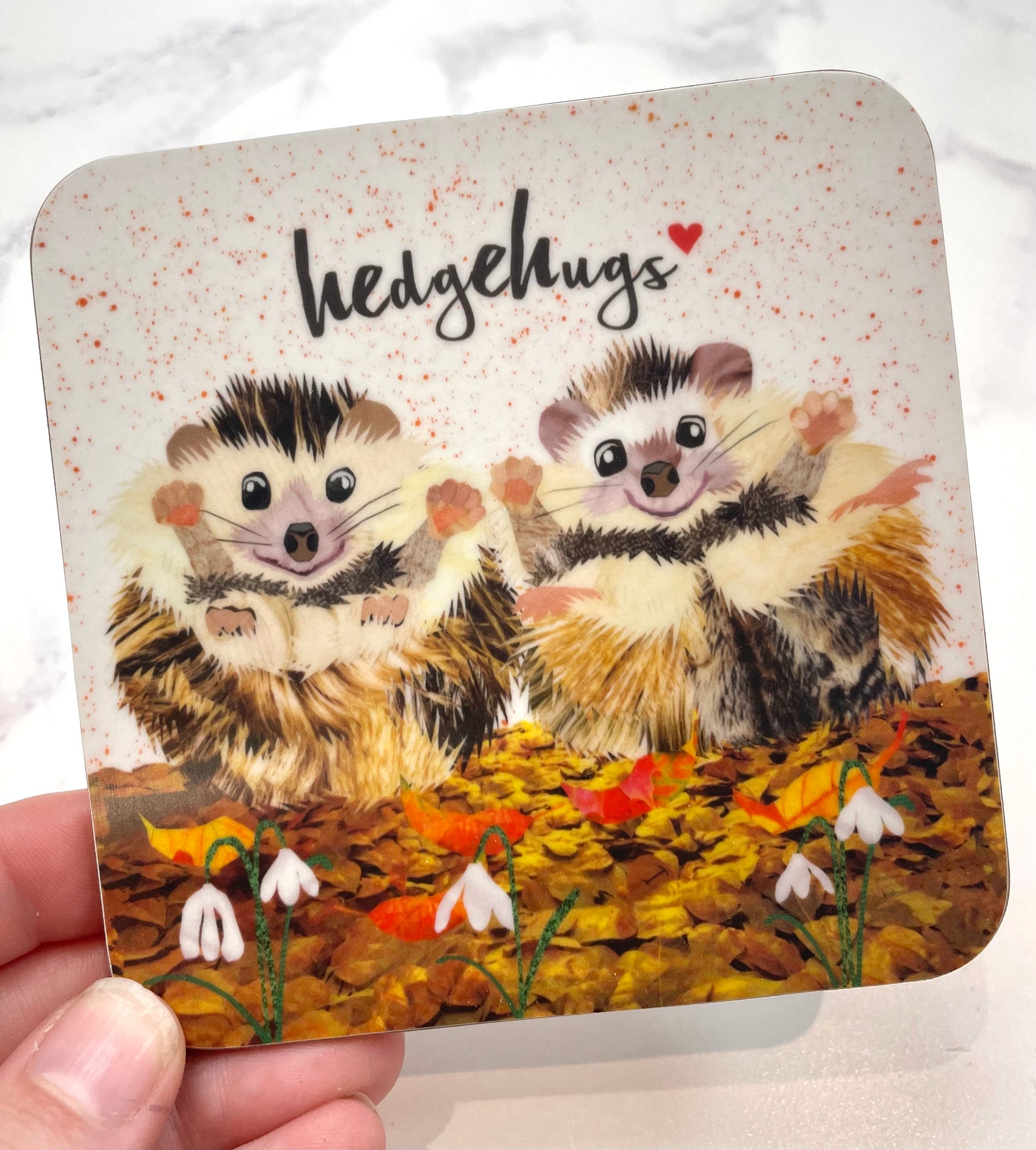 Flying Teaspoons Coaster - Hedgehugs