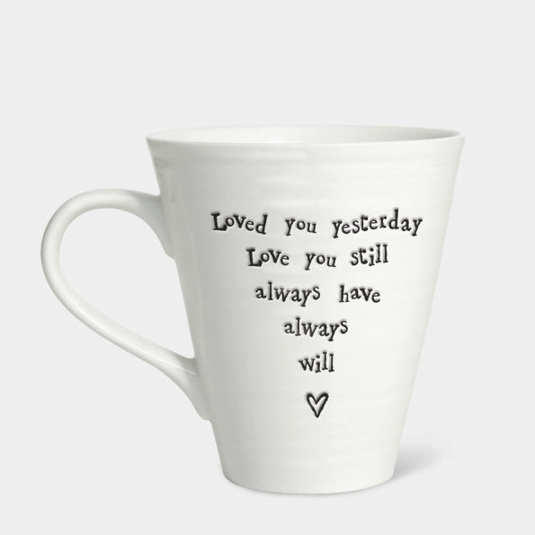 East of India Mug - Loved You Yesterday