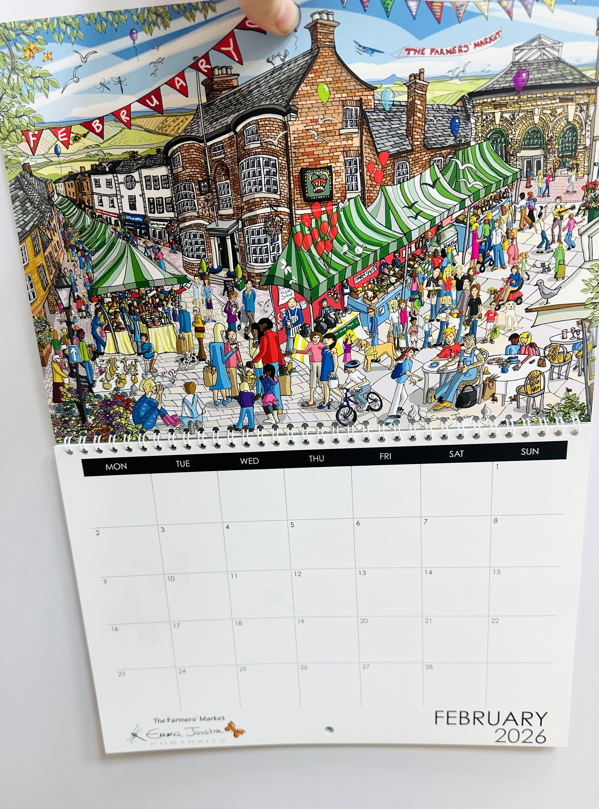 Emma Joustra 2026 Calendar - There’s no place like Stone