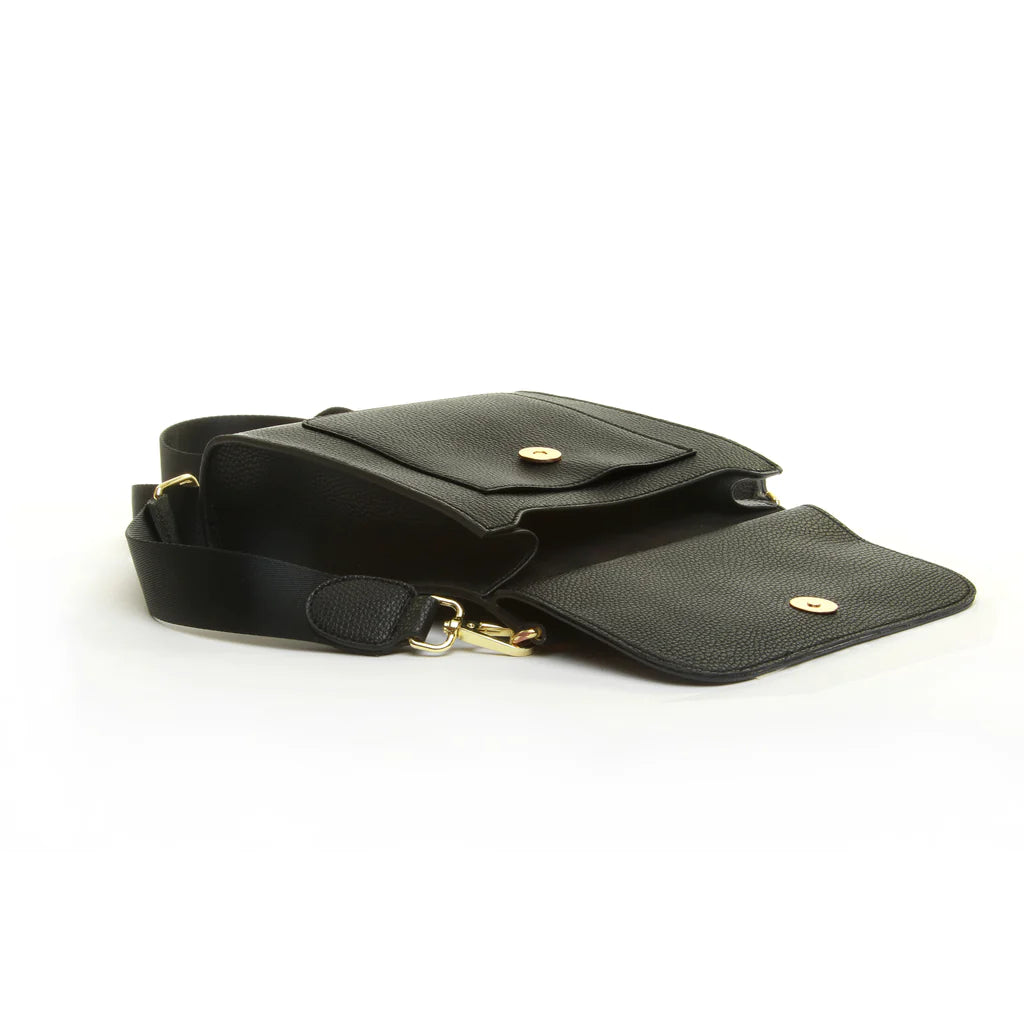 Alice Wheeler Black Small Bloomsbury Crossbody Bag