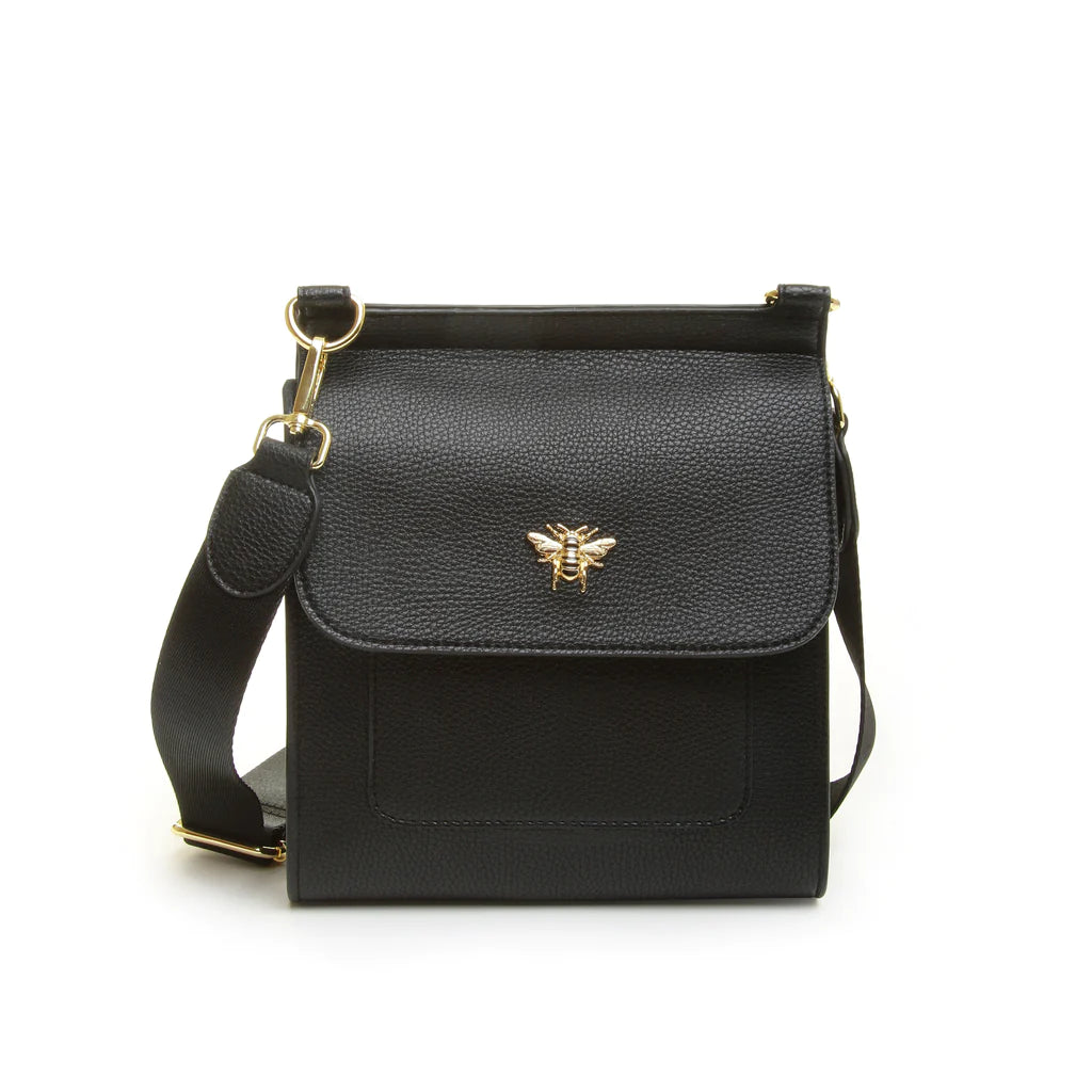 Alice Wheeler Black Small Bloomsbury Crossbody Bag