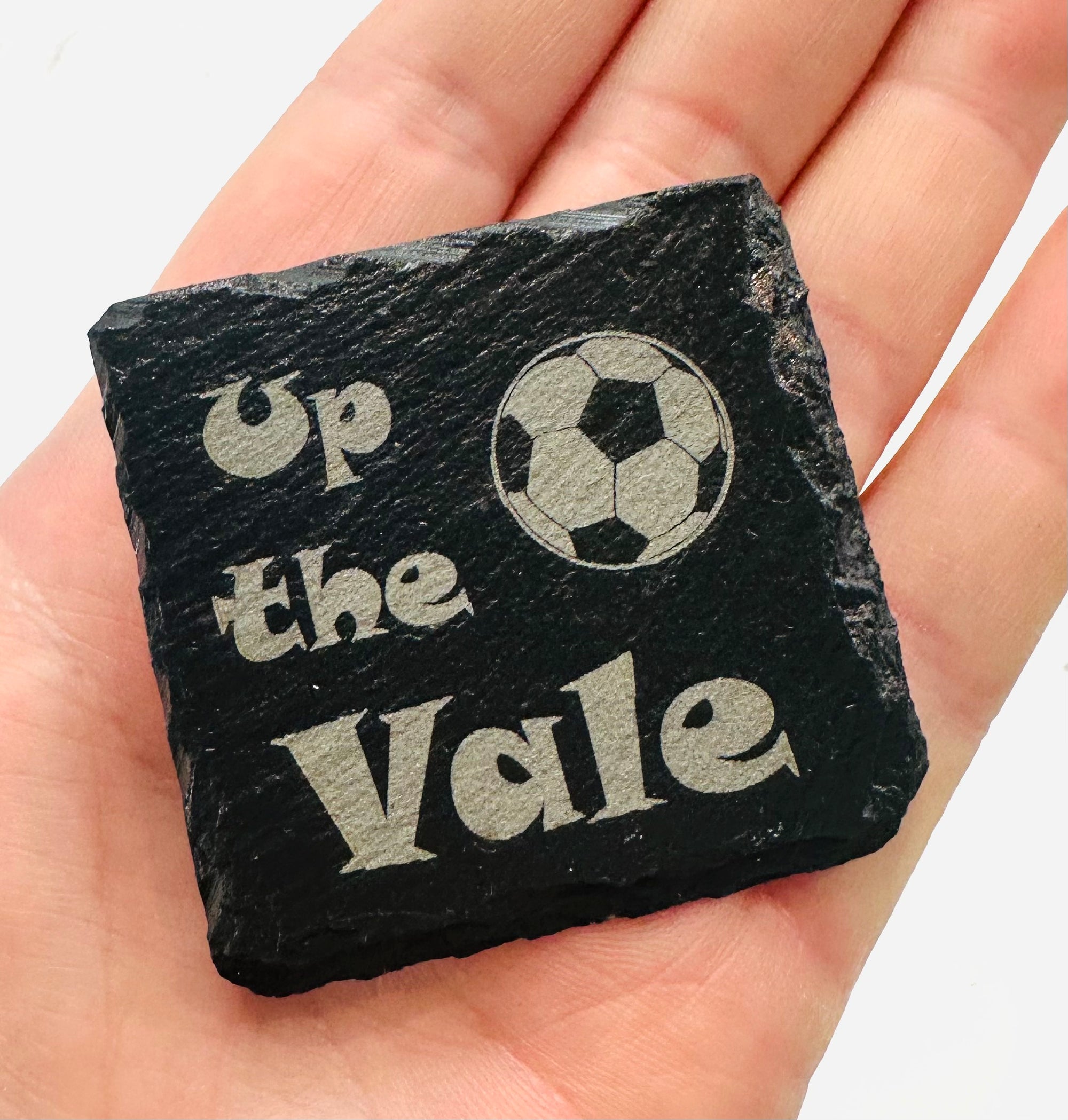 Up the Vale Football Slate Mini Magnet