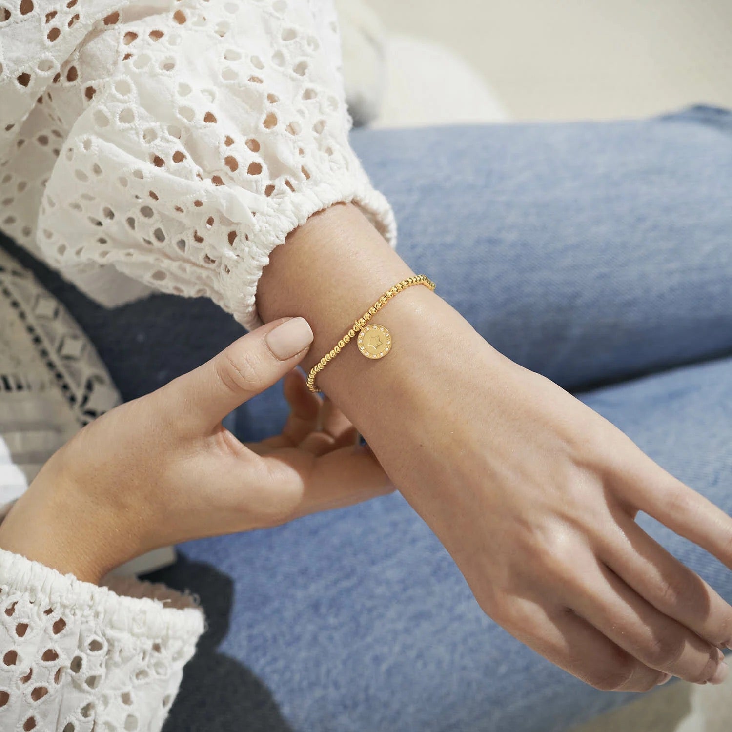 Joma Jewellery - Golden Glow "A Little Happy Birthday" Bracelet - Gold