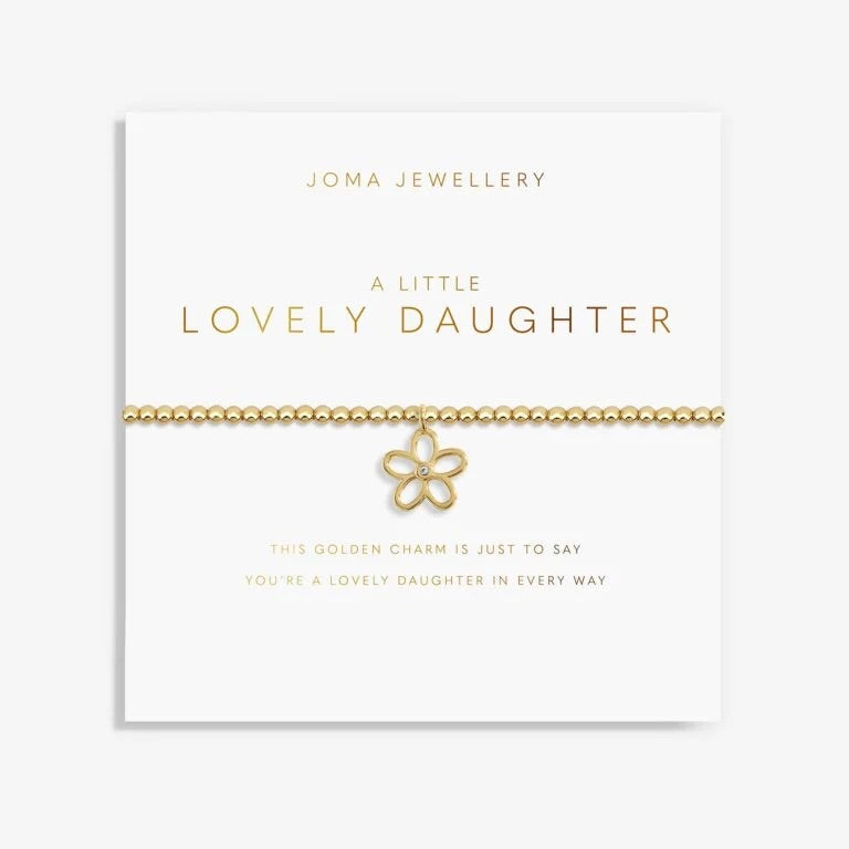 Joma Jewellery - Golden Glow "A Little Lovely Daughter" Bracelet - Gold
