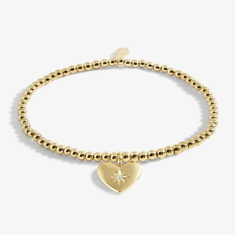 Joma Jewellery - Golden Glow "A Little Heart of Gold" Bracelet - Gold