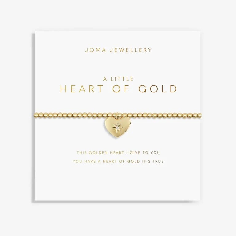 Joma Jewellery - Golden Glow "A Little Heart of Gold" Bracelet - Gold