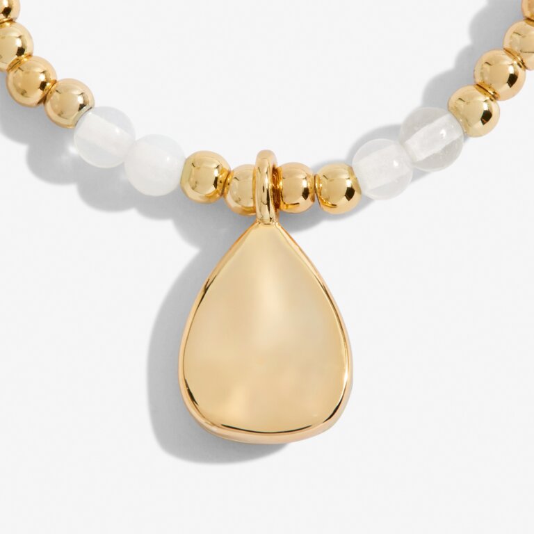 Joma Jewellery - 'A Little June' Moonstone & Gold Birthstone Bracelet
