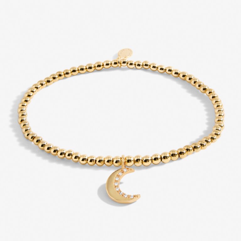 Joma Jewellery - Gold "A Little Love You To The Moon & Back" Bracelet
