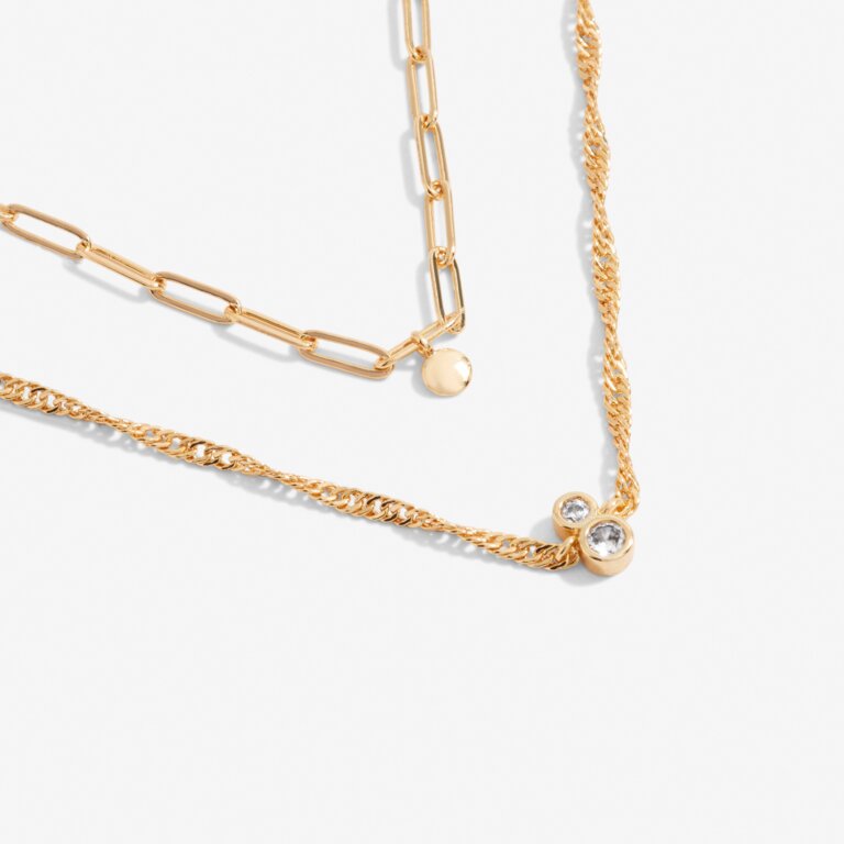 Joma Jewellery - Stacks of Style CZ Set of 2 Necklaces - Gold