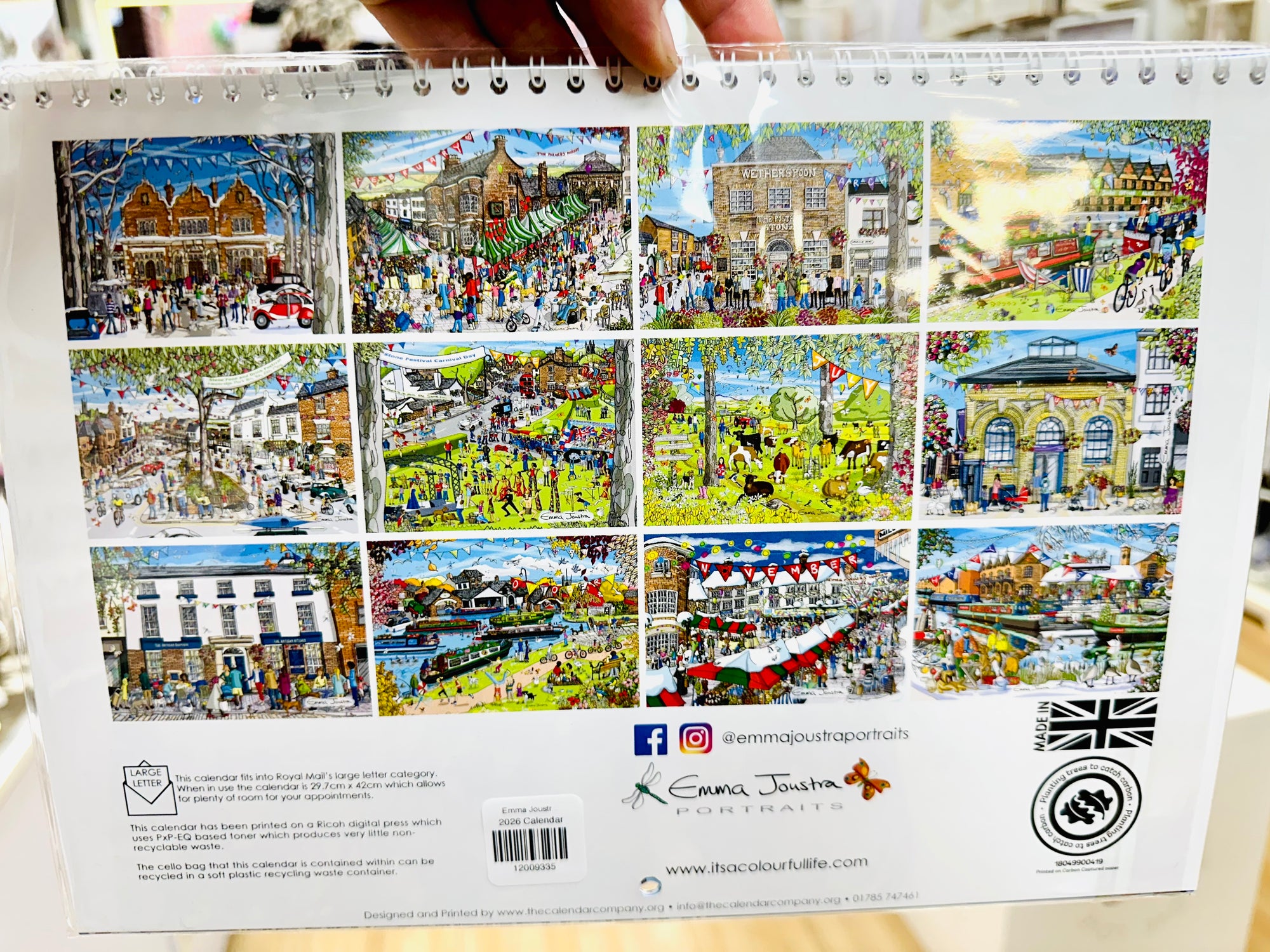 Emma Joustra 2026 Calendar - There’s no place like Stone