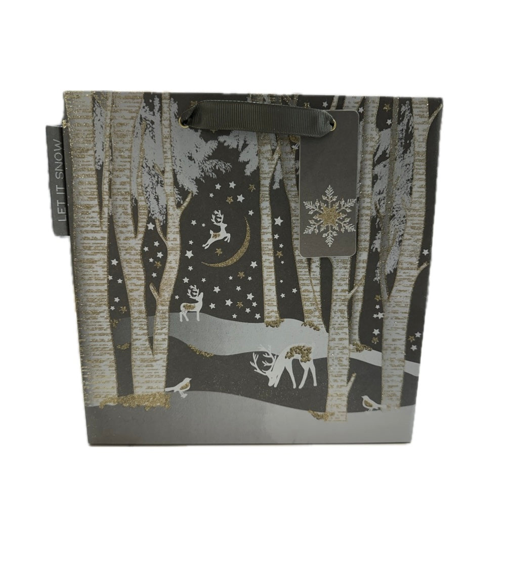 Five Dollar Shake Christmas Woodland Medium Gift Bag