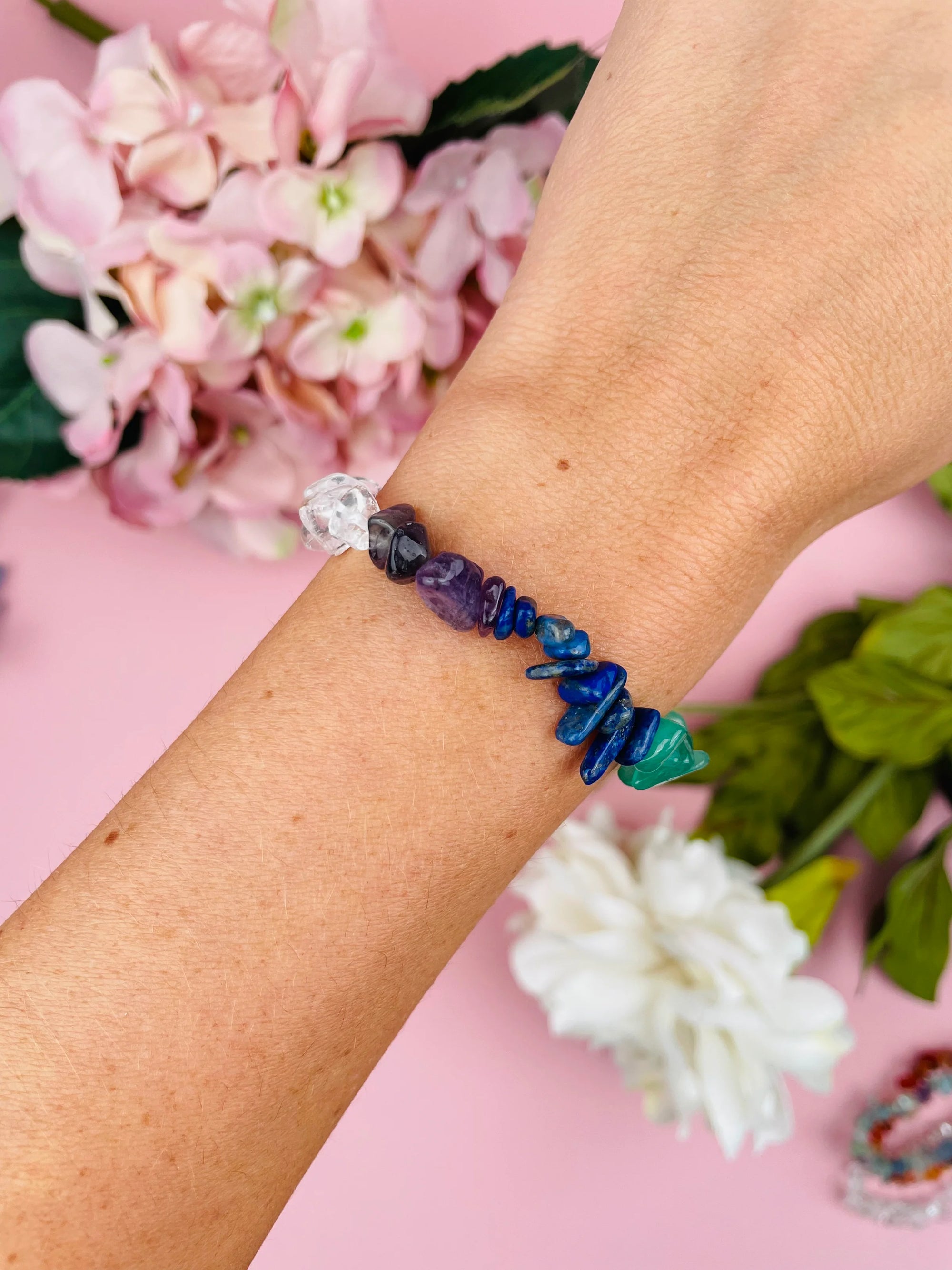 Letterbox Love Serenity Stones Bracelet - 7 Chakras
