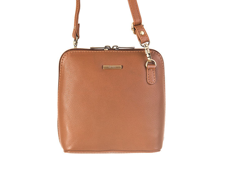 Nova Leathers Crossbody Handbag 820 Tan