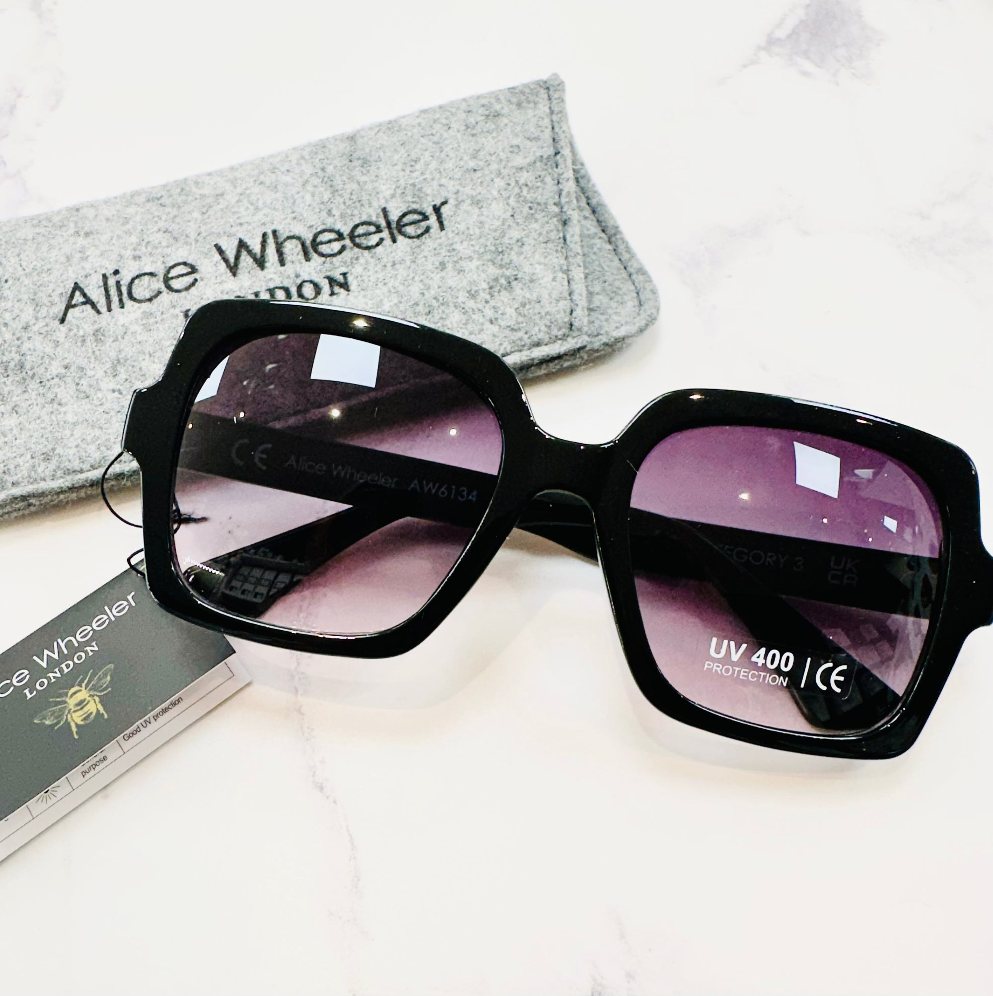 Alice Wheeler Channing Sunglasses - Black