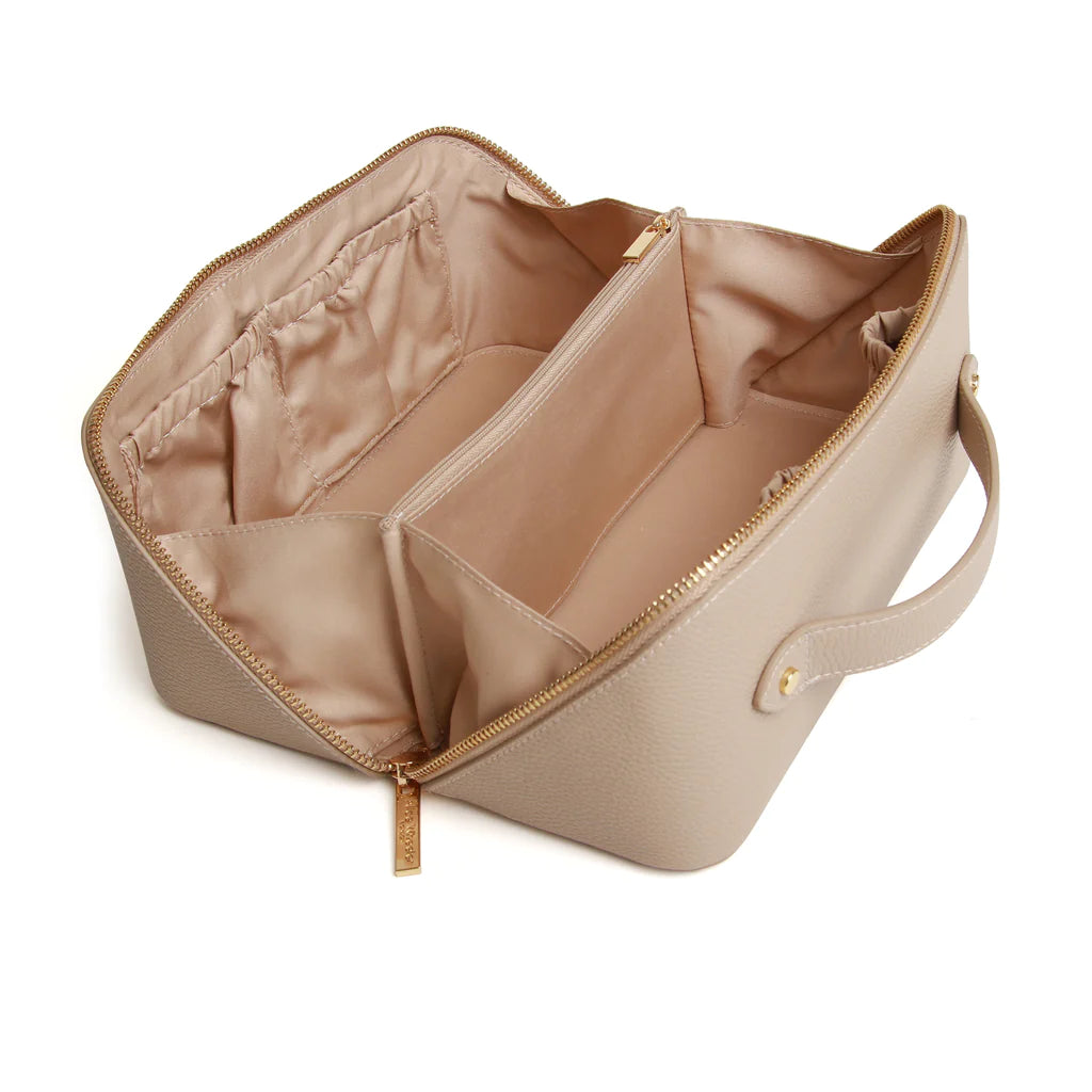 Alice Wheeler Stone Train Beauty Case - Medium