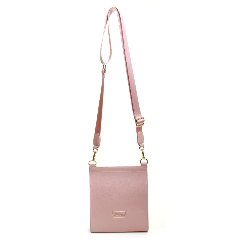 Alice Wheeler Pink Small Bloomsbury Crossbody Bag