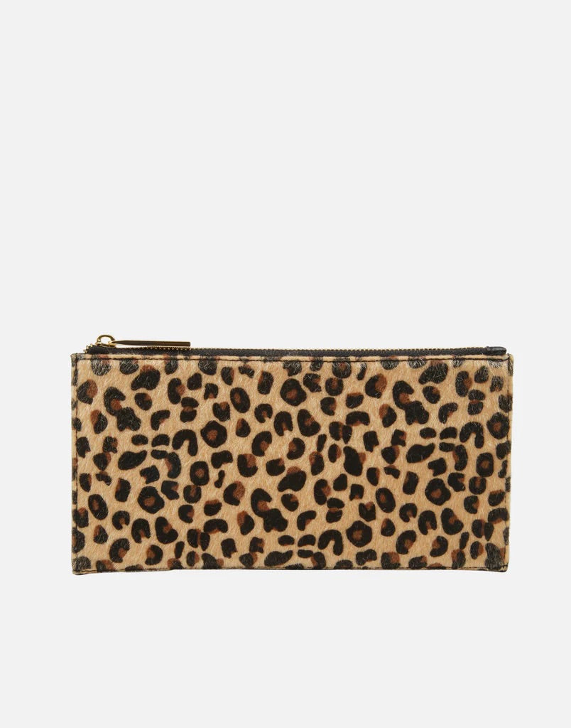 Alice Wheeler Black Leopard Print Small Bloomsbury Crossbody Bag