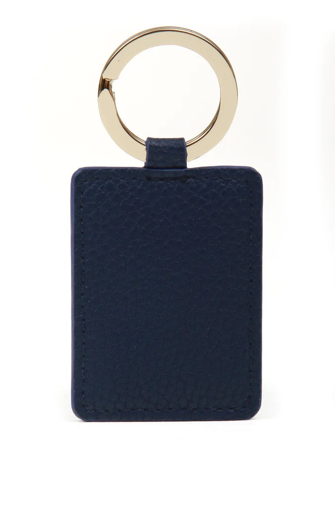 Alice Wheeler Navy Bee Keyring
