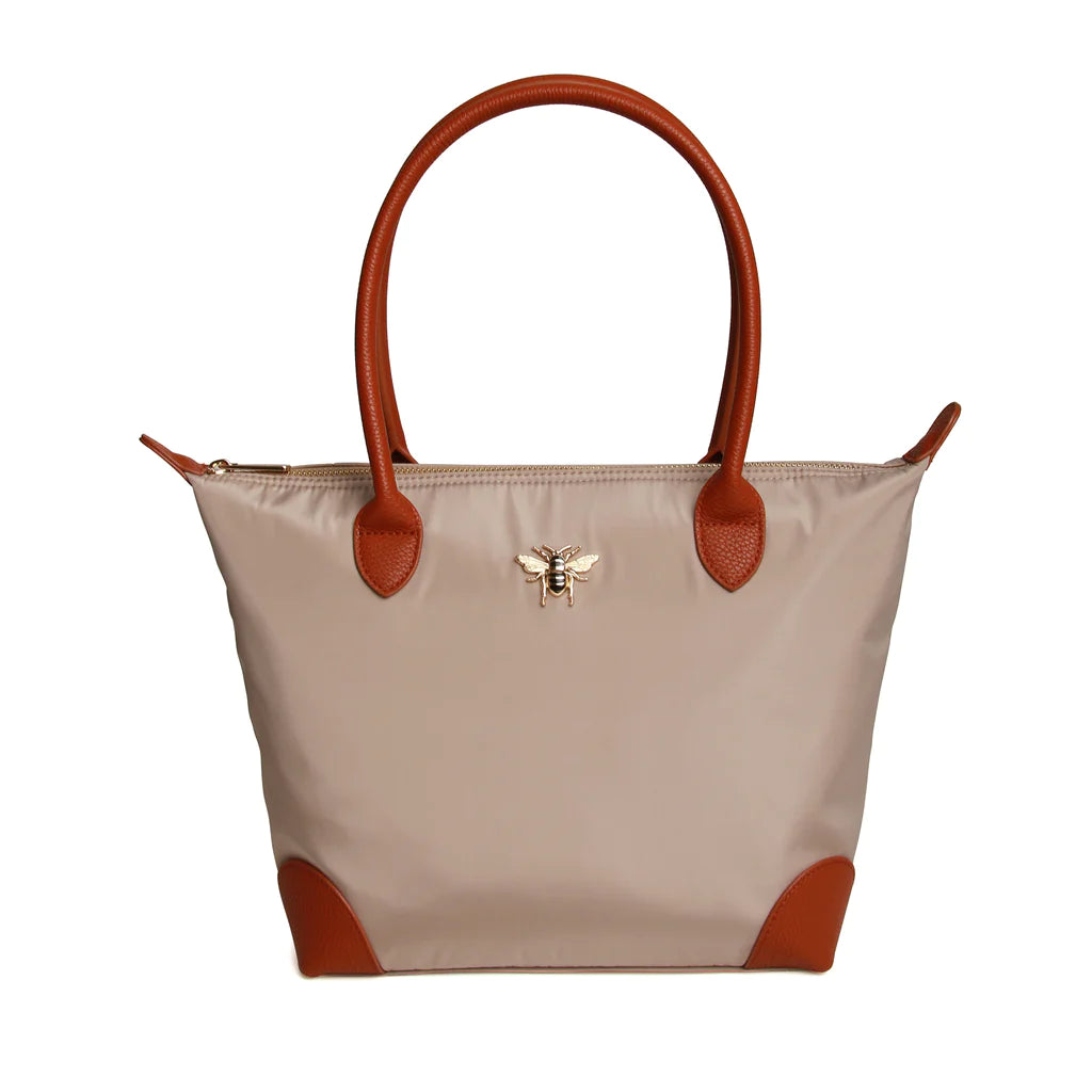 Alice Wheeler Shoreditch Medium Tote Bag - Stone/Tan