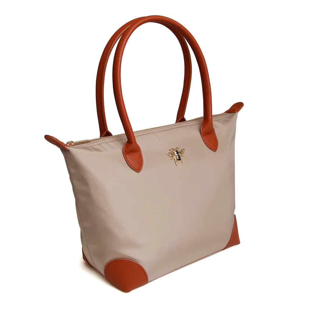 Alice Wheeler Shoreditch Medium Tote Bag - Stone/Tan