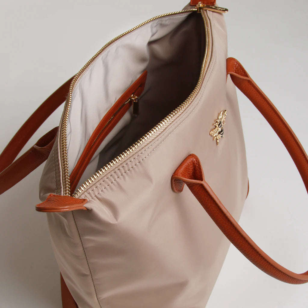 Alice Wheeler Shoreditch Medium Tote Bag - Stone/Tan