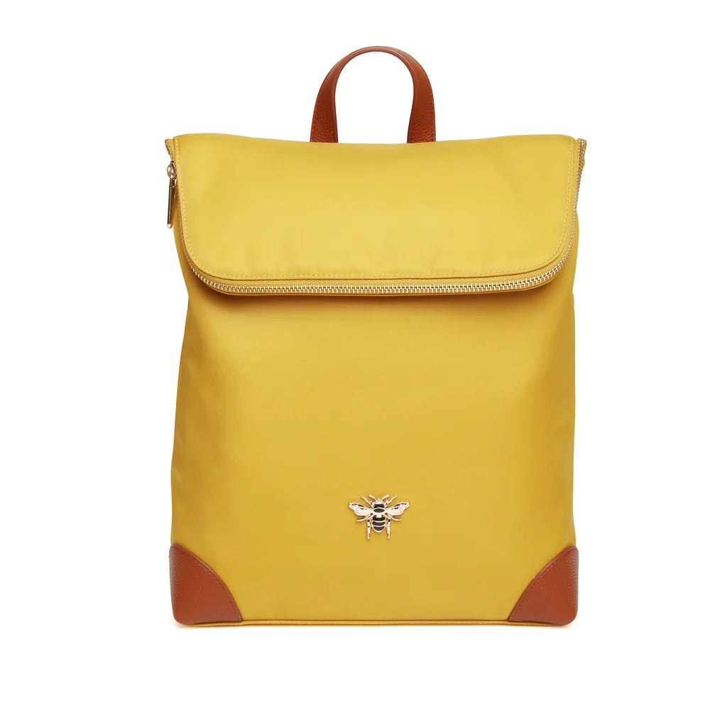 Alice Wheeler Marlow Backpack - Ochre Yellow/Tan