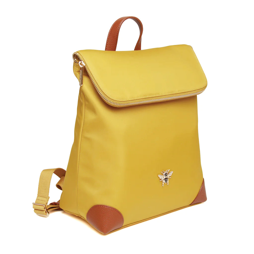 Alice Wheeler Marlow Backpack - Ochre Yellow/Tan