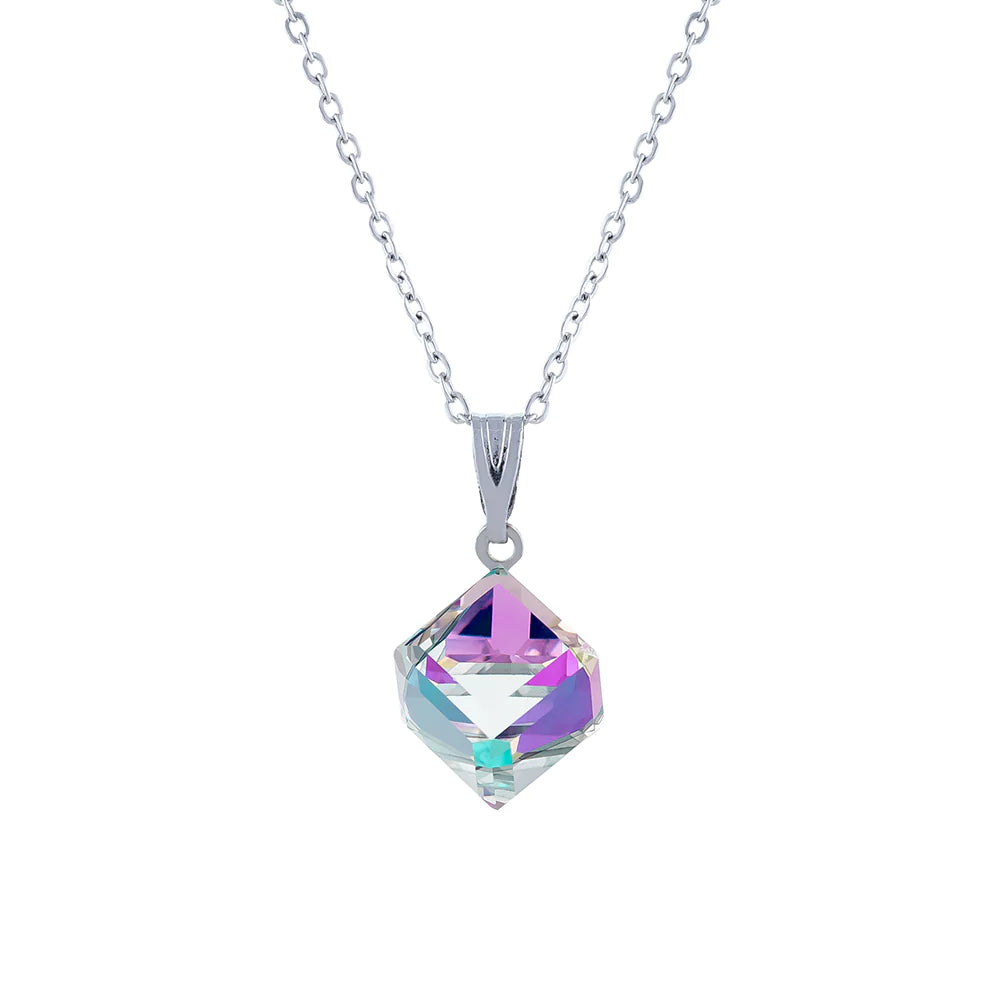 Byzantium Austrian Crystal Pendant - Oblique - Vitrail Light
