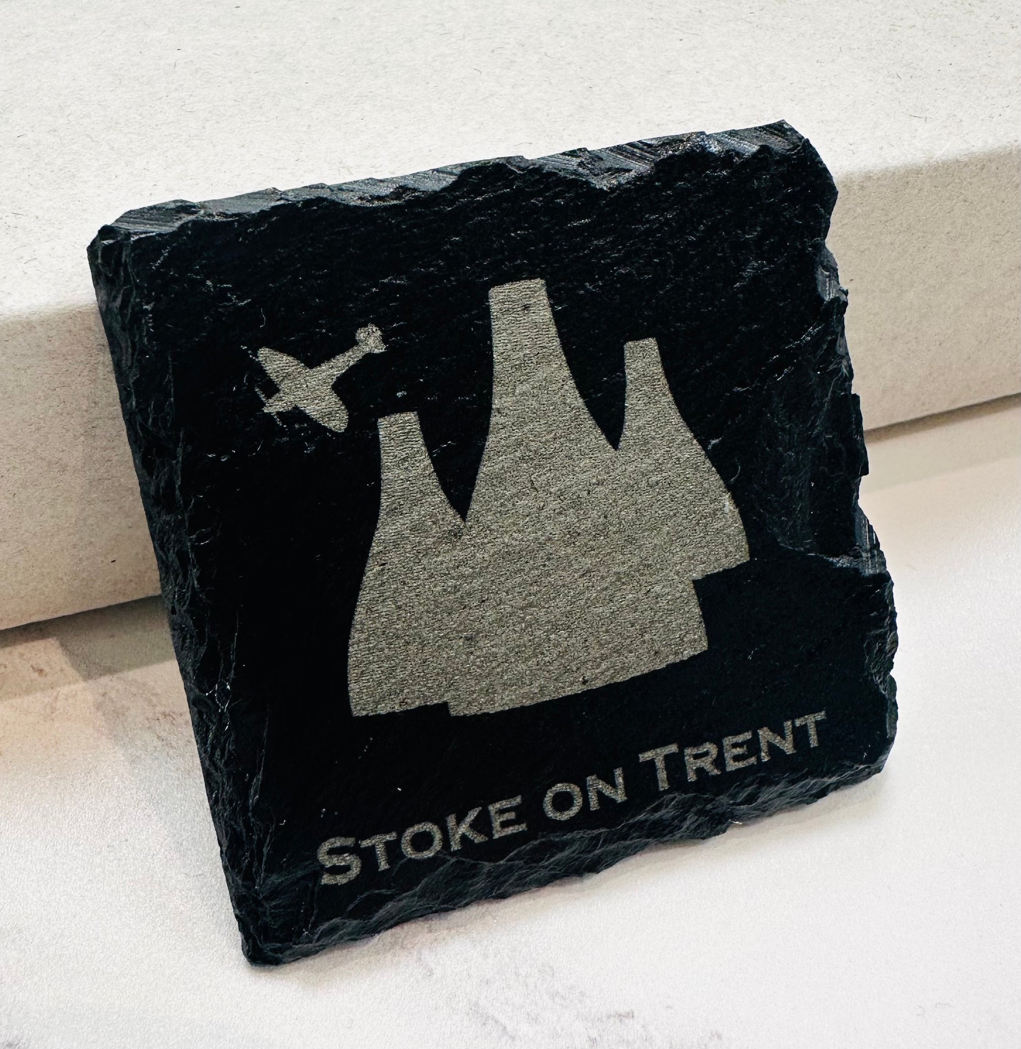 Stoke-on-Trent Bottle Kilns Slate Mini MAGNET
