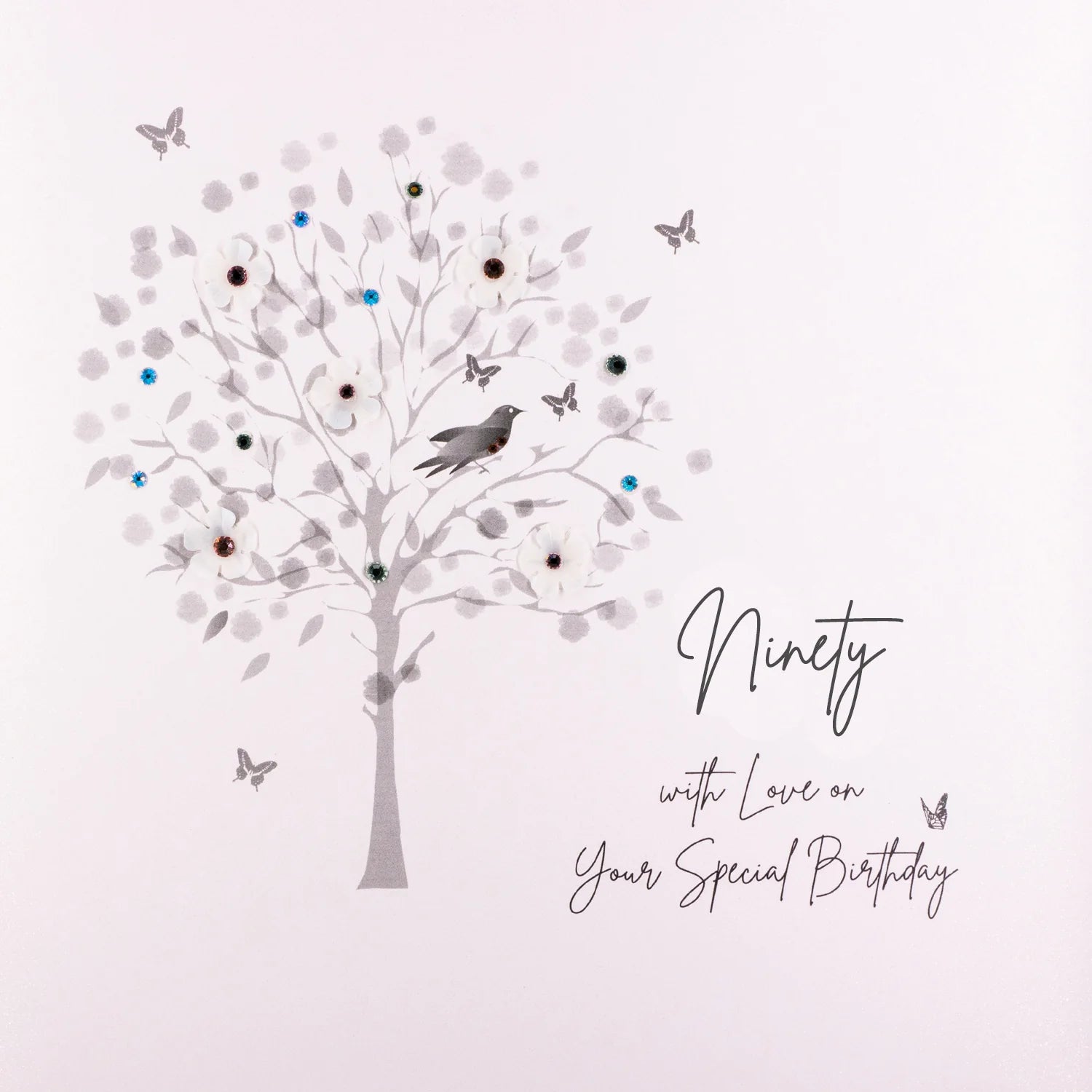 Five Dollar Shake LARGE 90th Special Birthday Tree Card