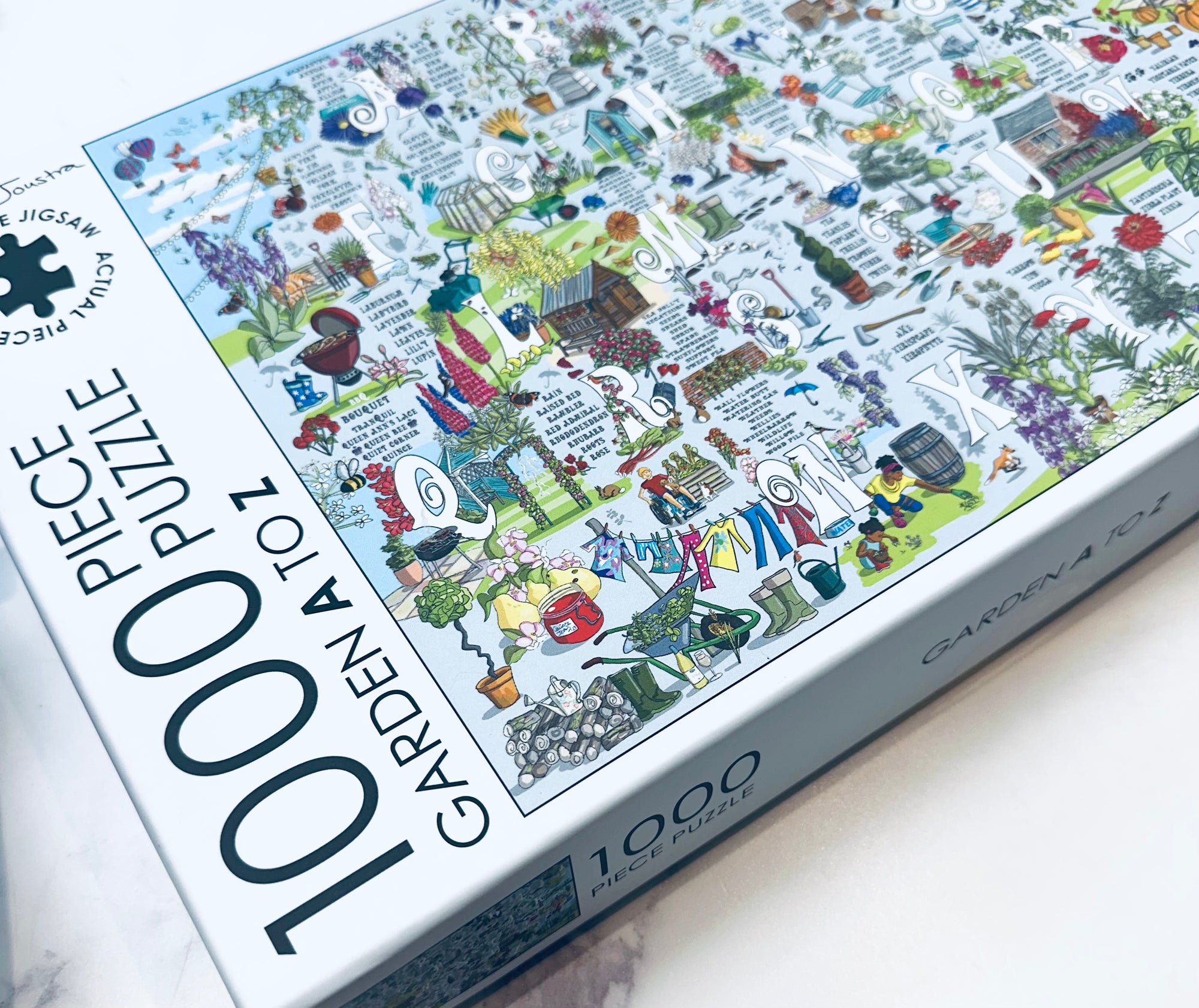 Emma Joustra 1000 piece Jigsaw Puzzle - A-Z of Gardening