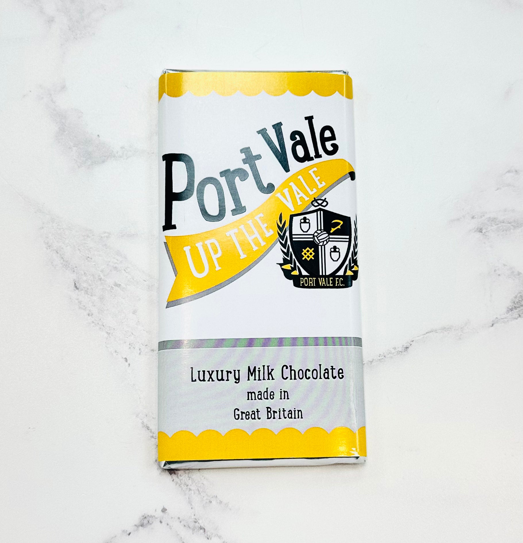Port Vale Chocolate - Port Vale - Up the Vale - Luxury Milk Chocolate Bar