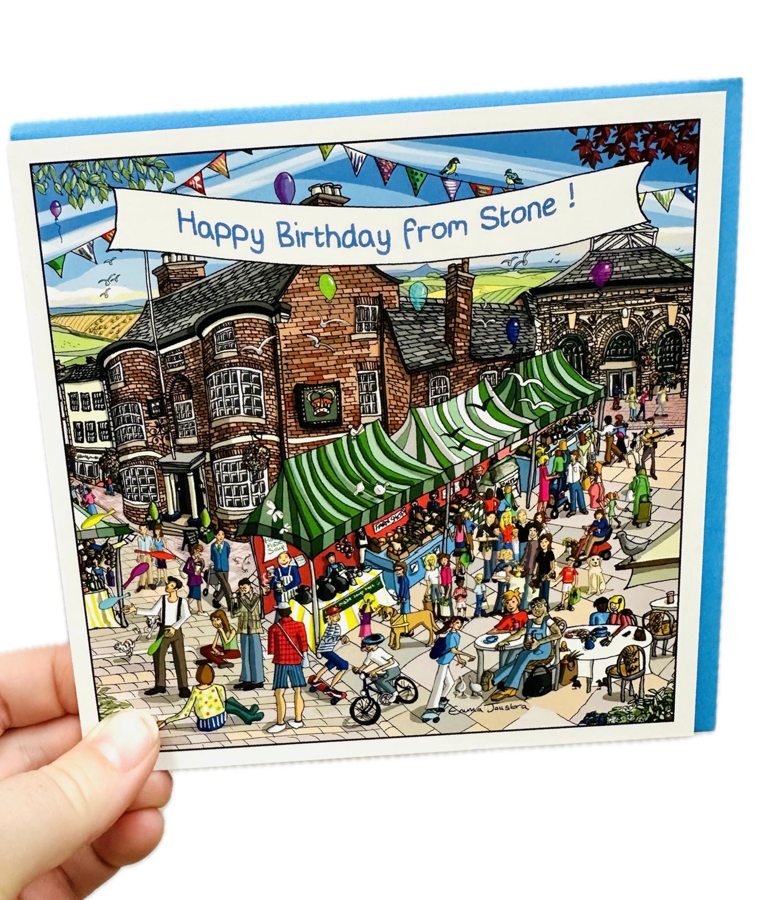 Emma Joustra HAPPY BIRTHDAY From Stone Farmers Market Greeting Card