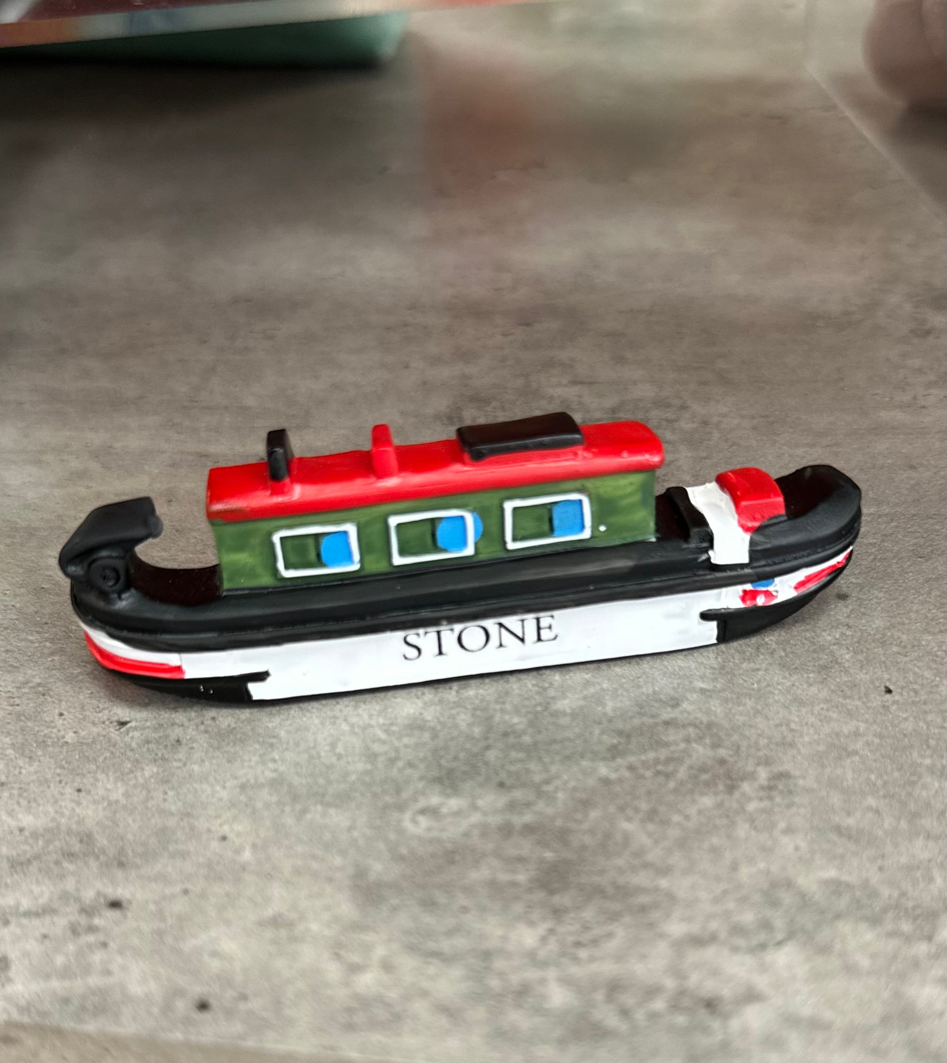 Stone Canal Boat Magnet