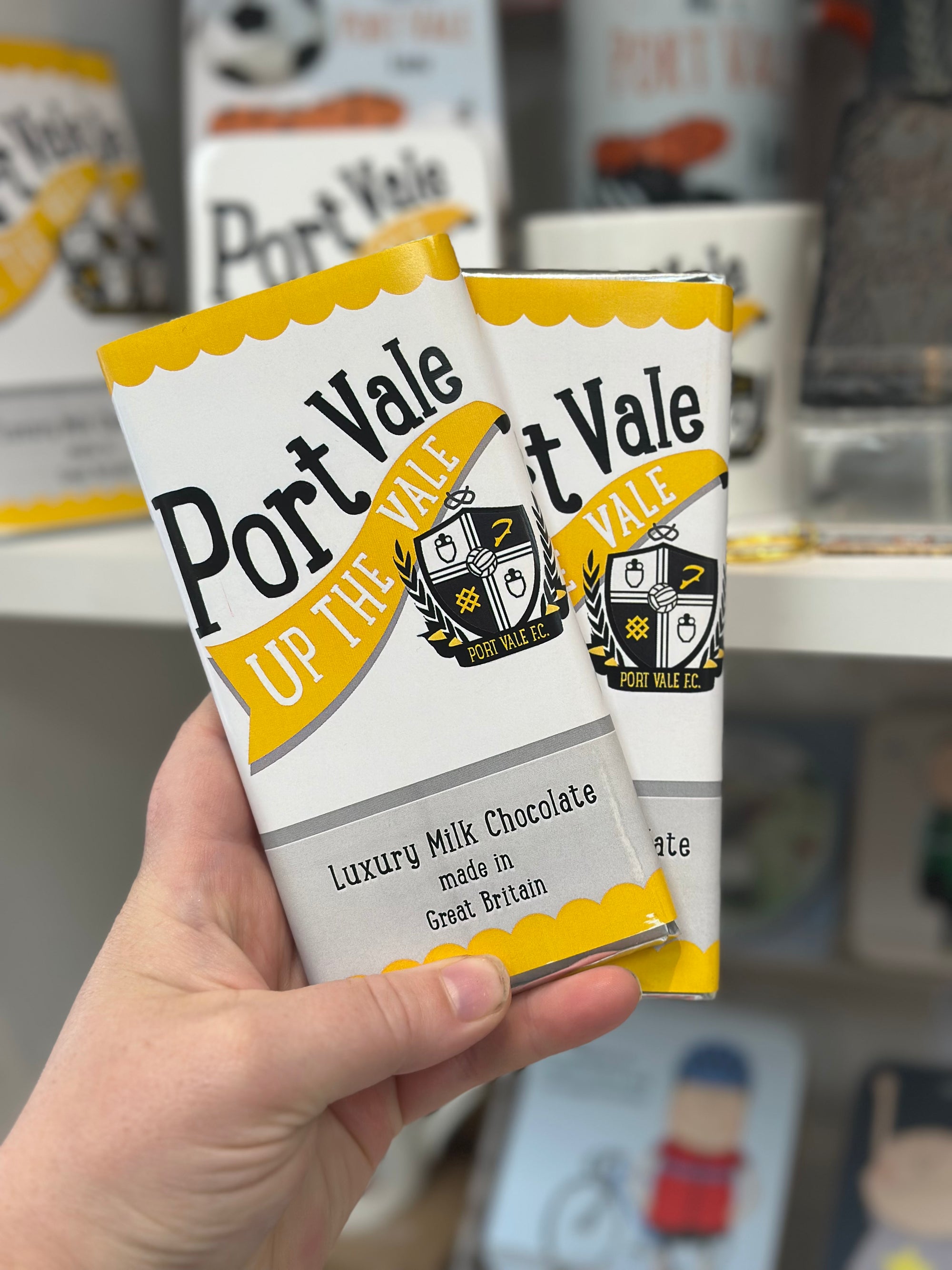 Port Vale Chocolate - Port Vale - Up the Vale - Luxury Milk Chocolate Bar