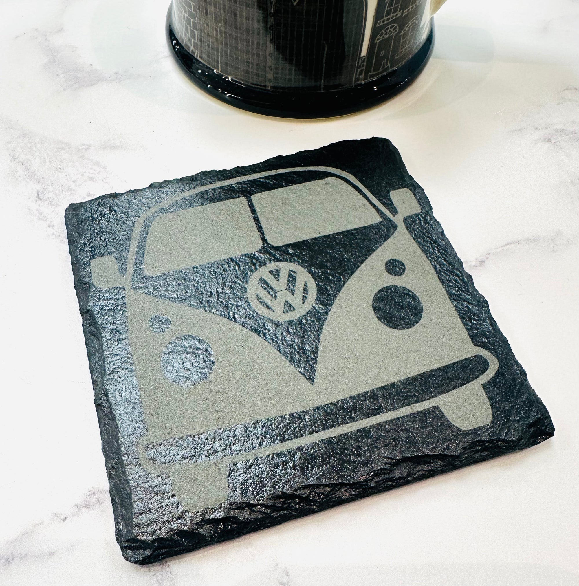 VW Campervan Slate Coaster