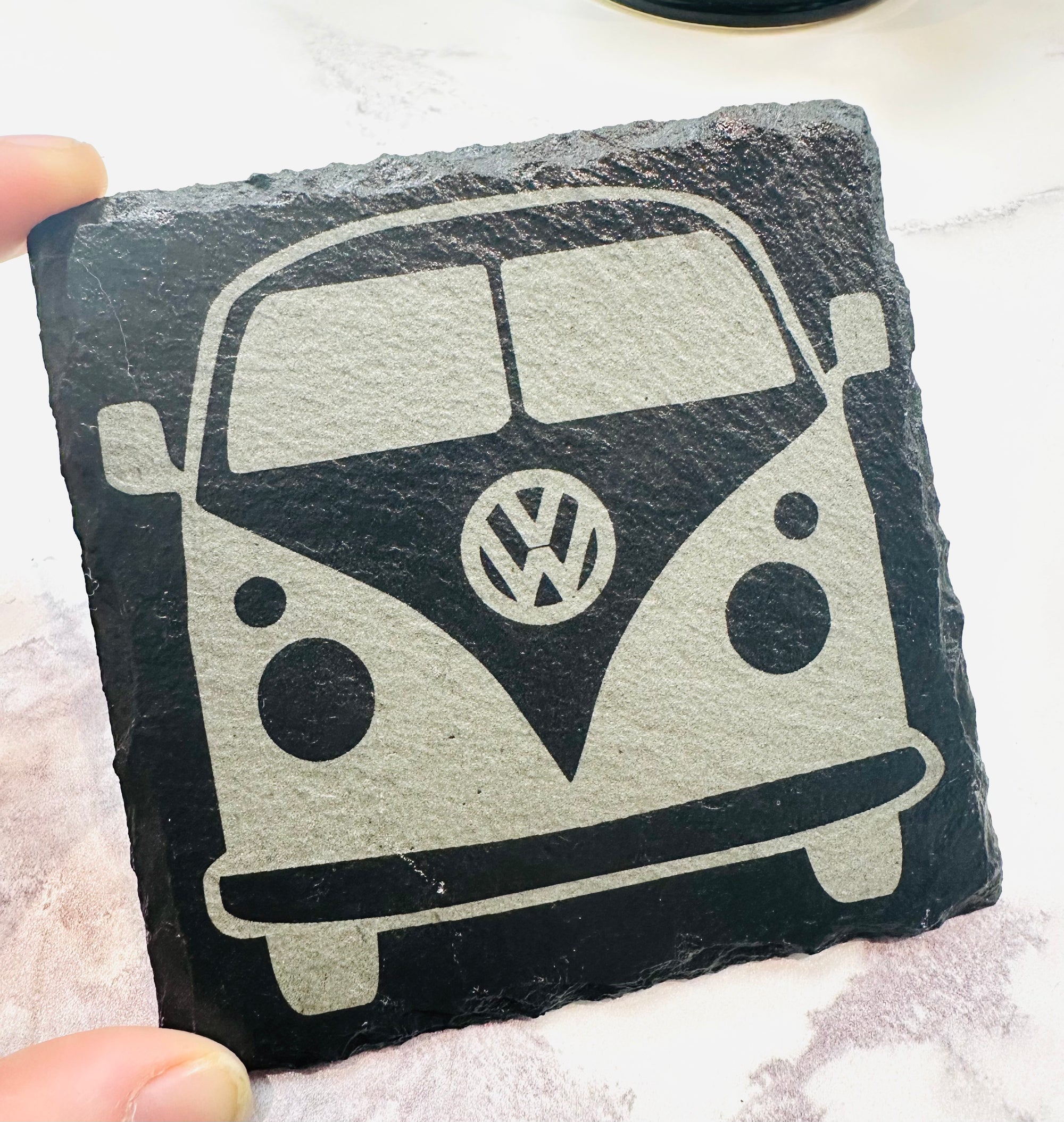 VW Campervan Slate Coaster