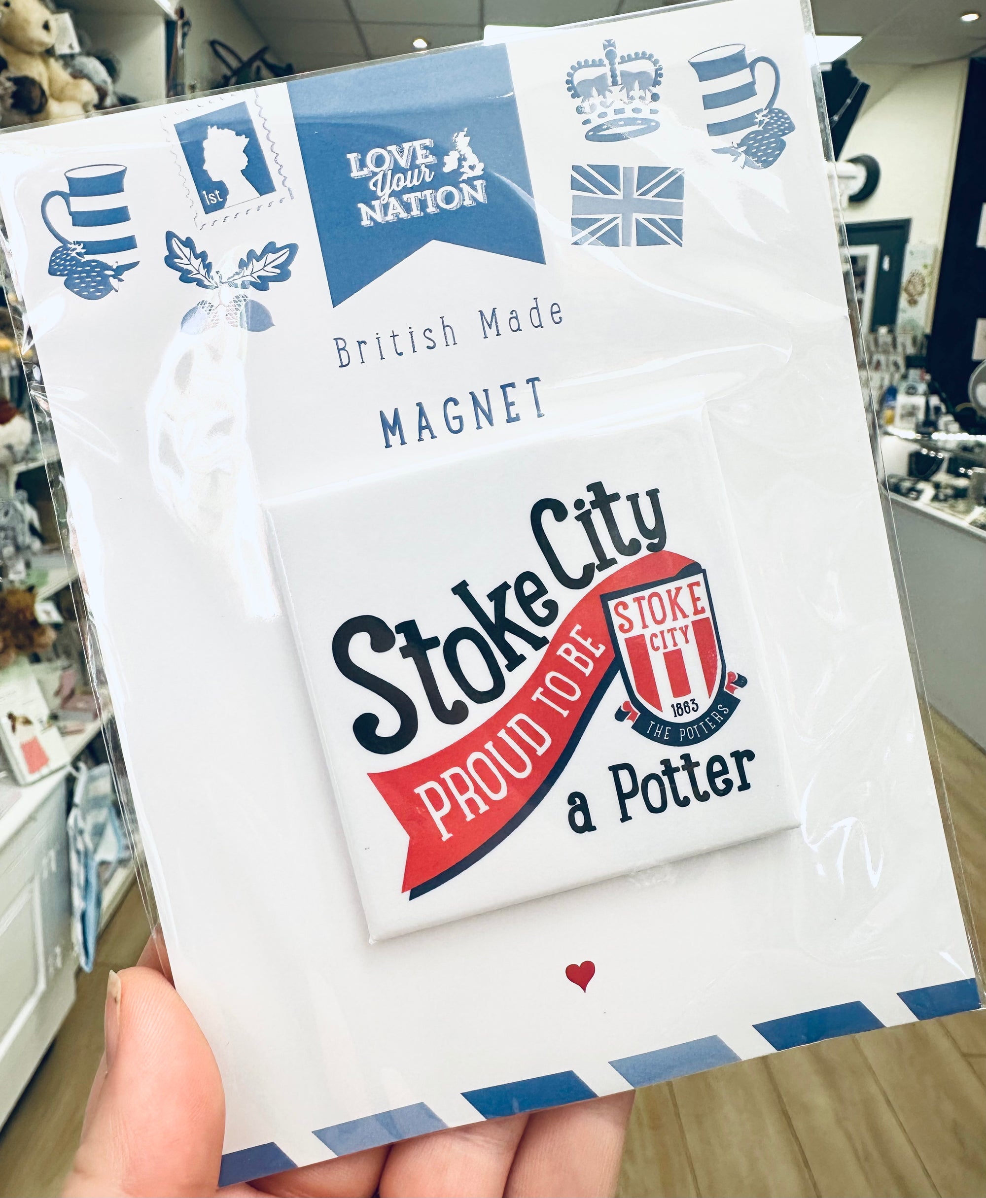 Stoke City - Proud to be a Potter Magnet