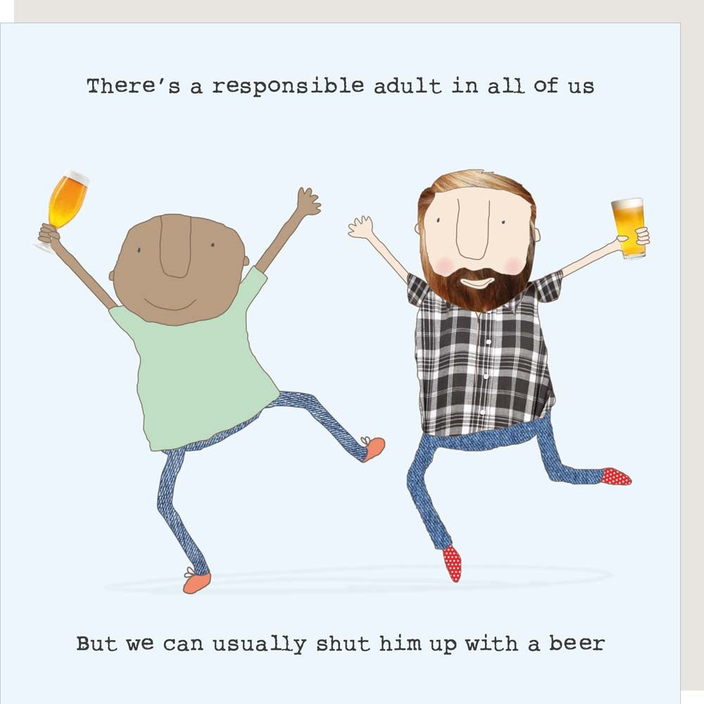 Rosie Made A Thing -Responsible Boy - Blank Card