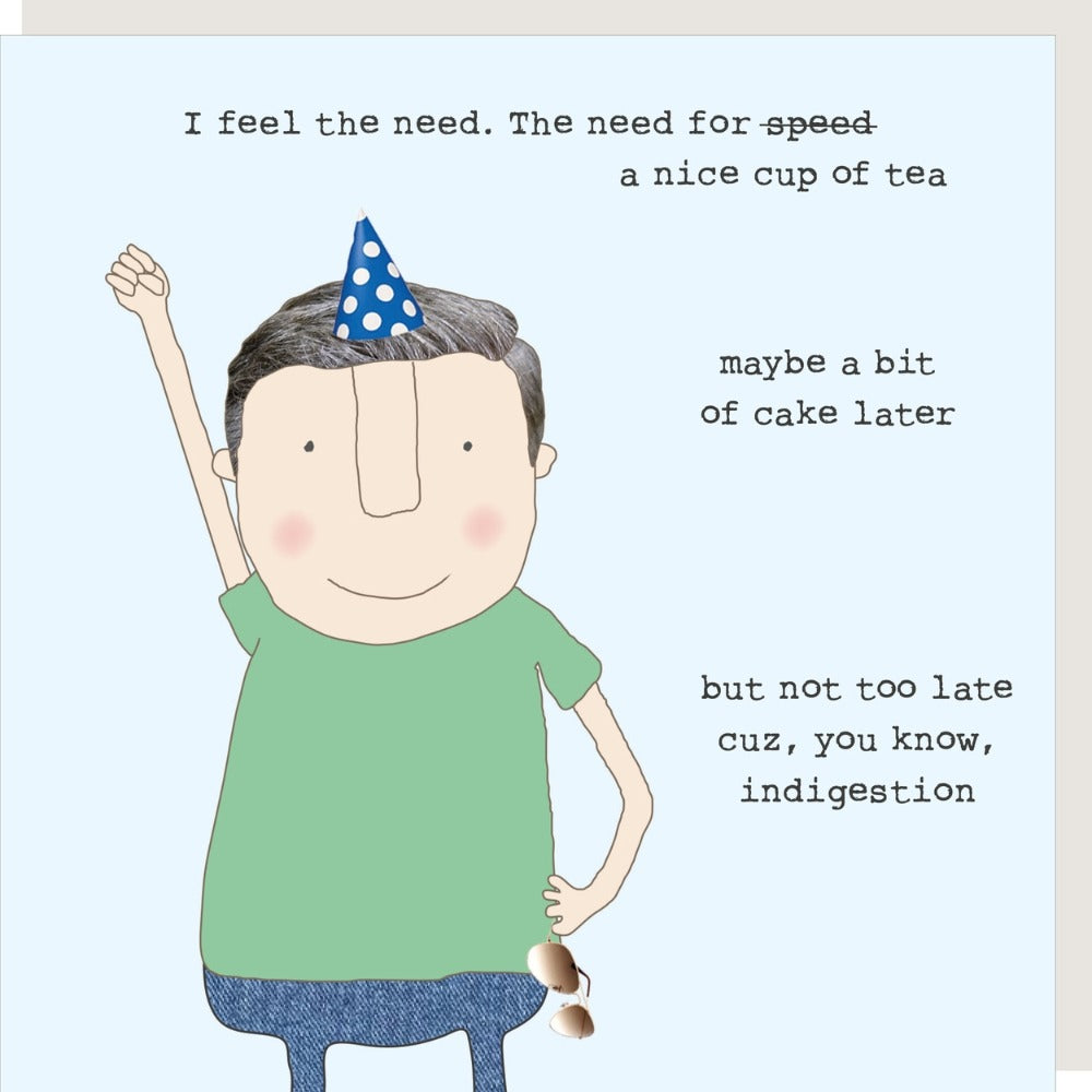 Rosie Made A Thing -Speed - Blank Card