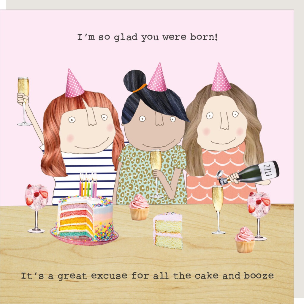 Rosie Made A Thing - Born - Blank Card