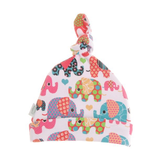 Ziggle Ethnic Elephant Multicoloured Cotton Hat