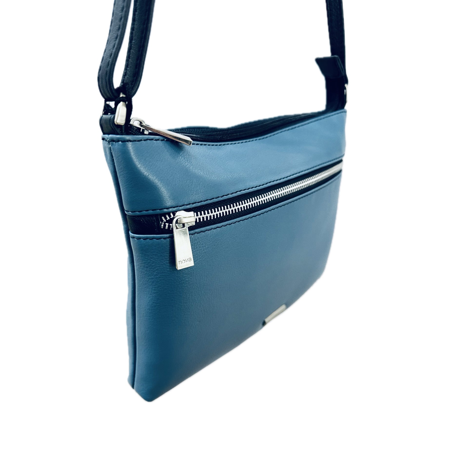 Nova Leathers Crossbody - Blue/Navy (879)