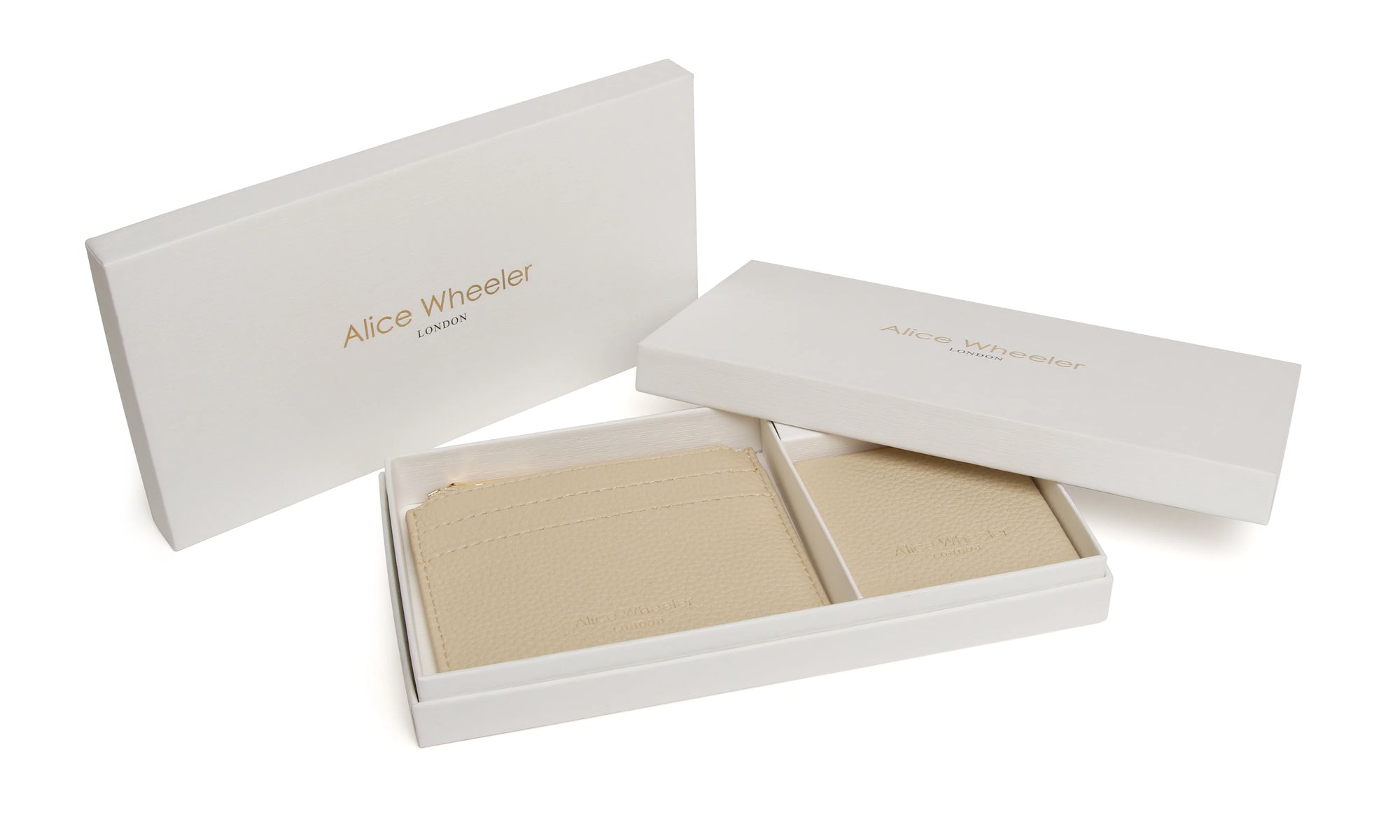 Alice Wheeler Ivory Purse & Square Mirror Set - Gift Boxed