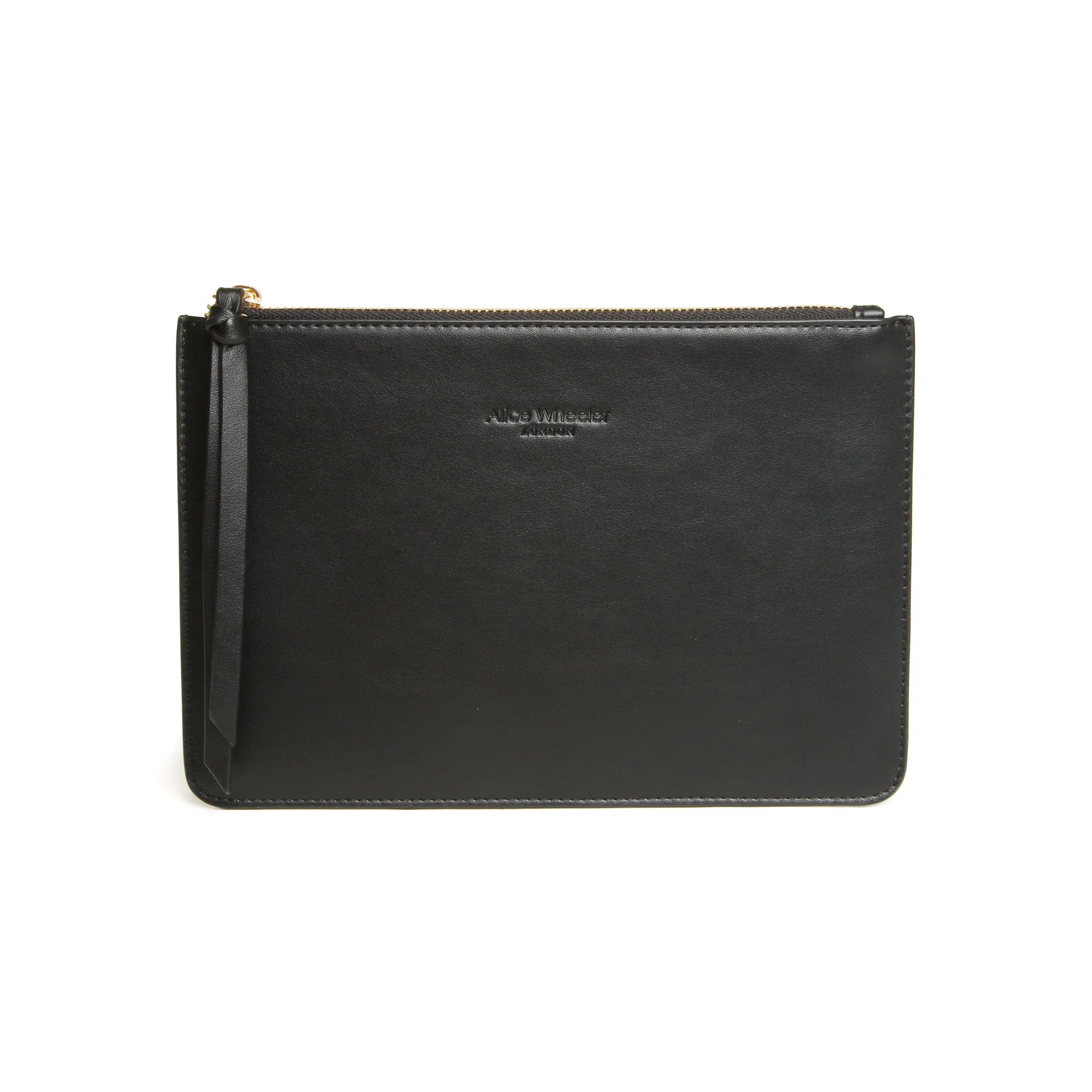 Alice Wheeler Paris Clutch/Pouch - Nappa Collection - Black