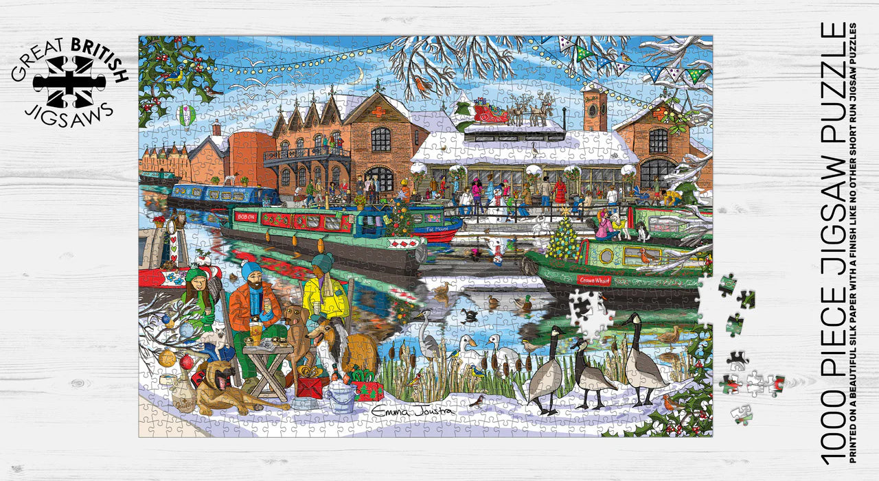 Emma Joustra 1000 piece Jigsaw Puzzle - Festive Crown Wharf Stone