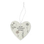 Belly Button Signature Hanging Heart Decoration - You Make The World Special By Being You
