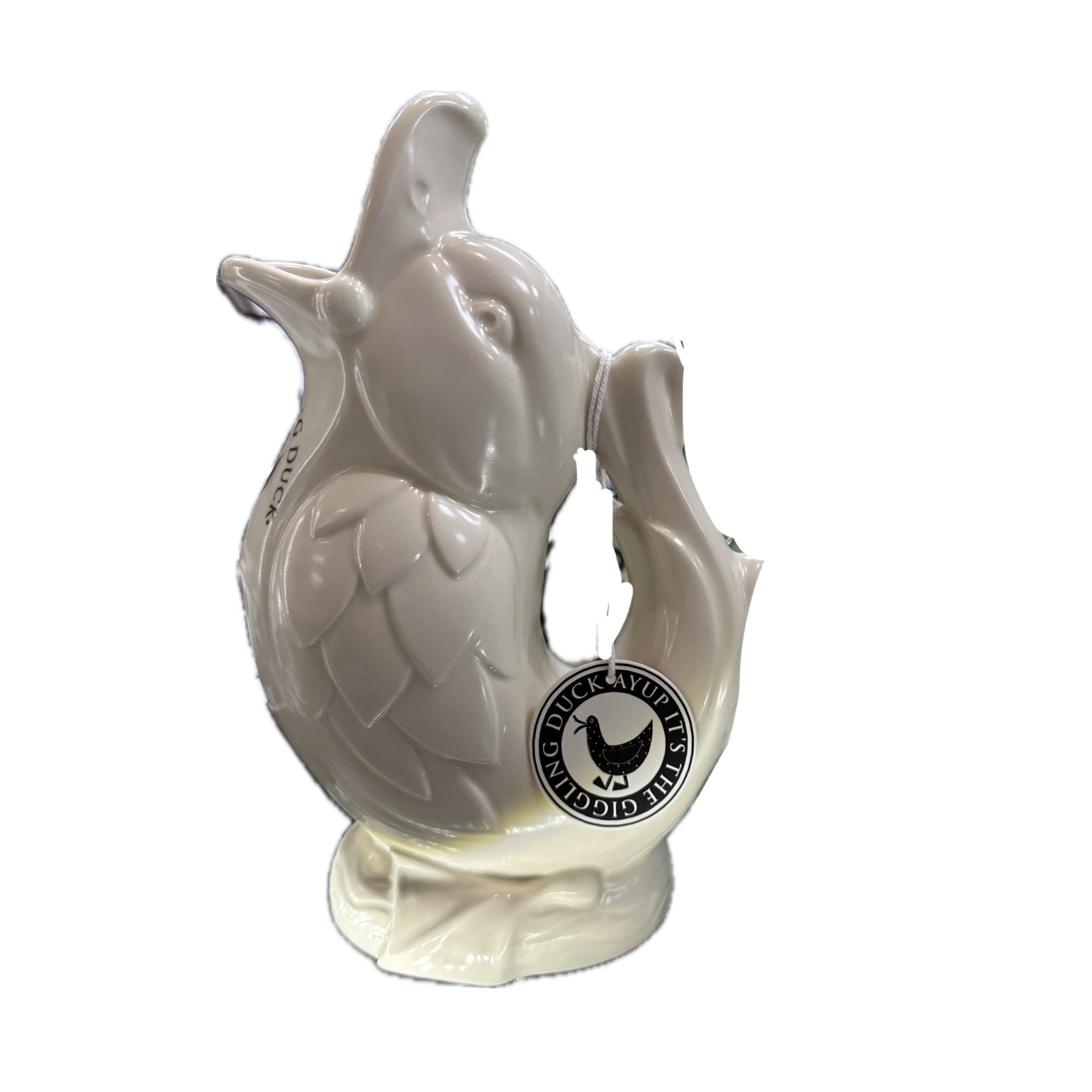 Moorland pottery The Giggling Duck - 'Glug Jug' -Moonstone Glaze
